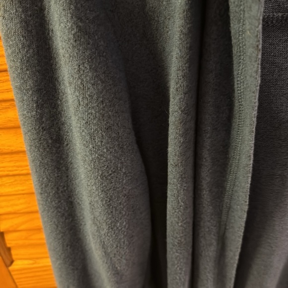 Blue Hooded Open Front Cardigan size 1X - Picture 3 of 8